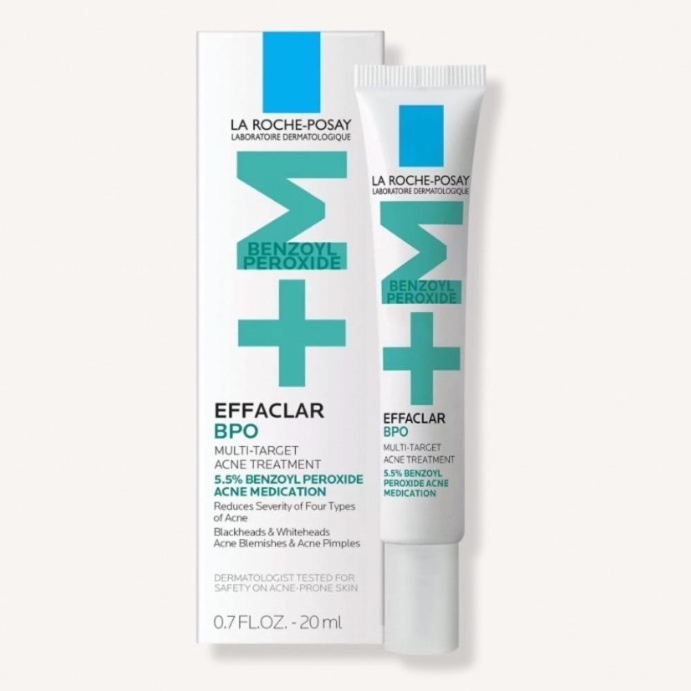 La Roche-Posay Effaclar Duo Acne Treatment 5.5% Benzoyl Peroxide 0.7oz 20ml